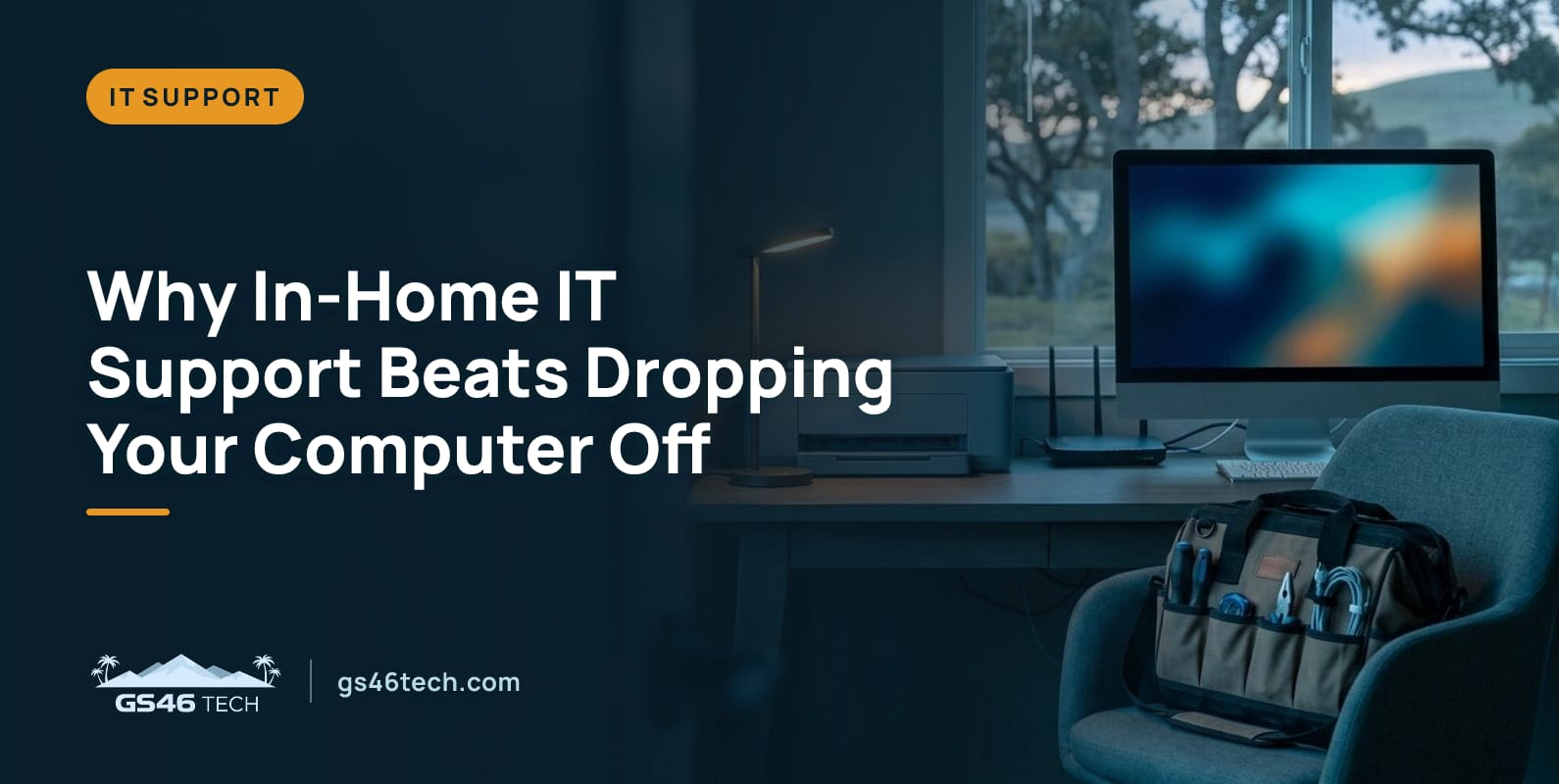 Why In-Home IT Support Beats Dropping Your Computer Off