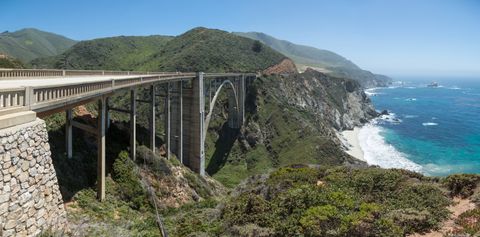 Bixby Creek Bridge over the Big Sur coastline on California's Central Coast